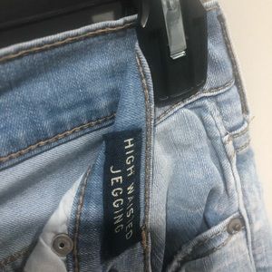 High waisted jeggings